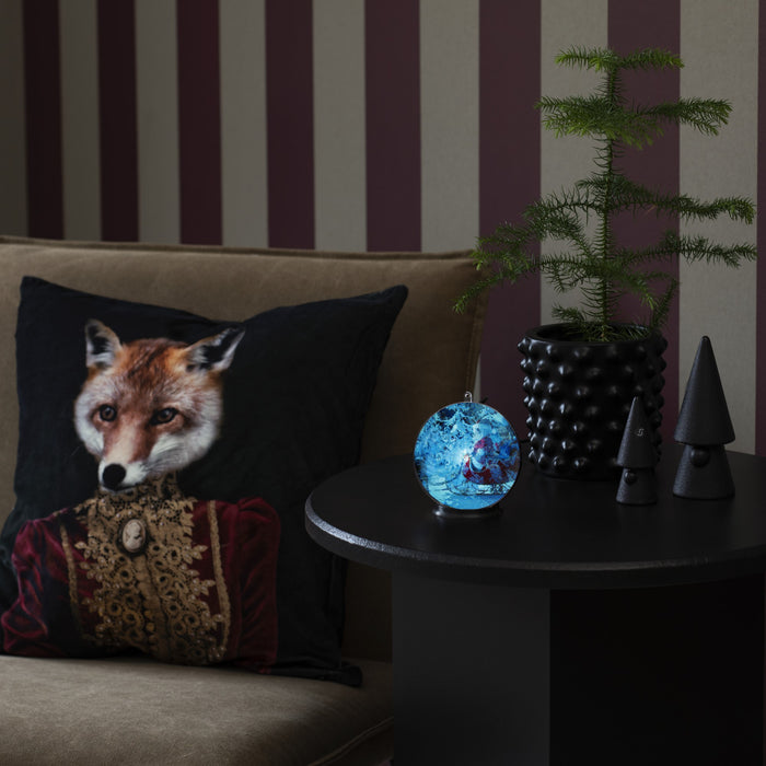 Konstsmide 3D LED-Hologrammkugel Weihnachtsmann mit Schlitten, 2h-Timer pic5
