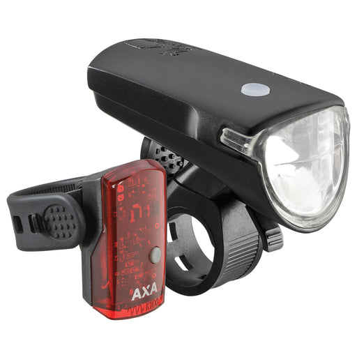 AXA Greenline 40 LED-Fahrrad-Lichset wiederaufladbar 40227