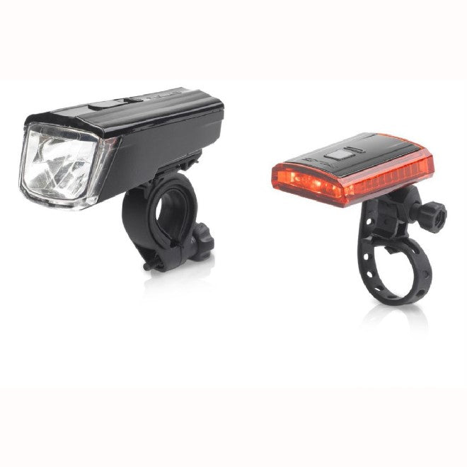 XLC LED bike light set Titania CL-S16 USB