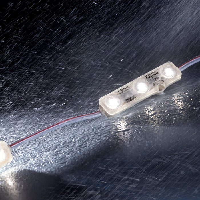 leds.de Wasserdichte LED-Module, 3 LEDs, 12V, IP68, 50 Stück pic7