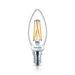 Philips MASTER Value LEDcandle 3,4-40W E14 927 B35 klar DimTone 38406