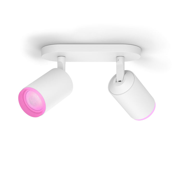 Philips Hue White & Color Ambiance Fugato LED-Spotleuchte, 350lm, Weiß, 3-flammig pic3 39421