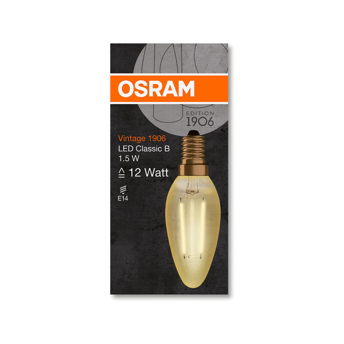 Osram LED VINTAGE 1906 CLB GOLD12 non-dim 1.5W 824 E14