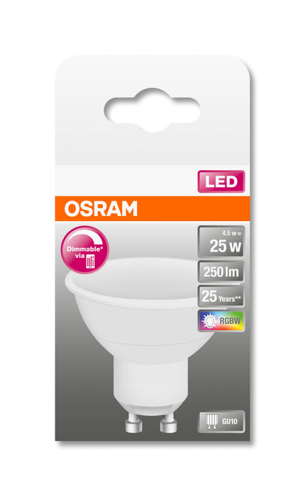 Osram LED STAR+ PAR16 RGBW GU10 25 4,5W remote control 120° 82 pic7