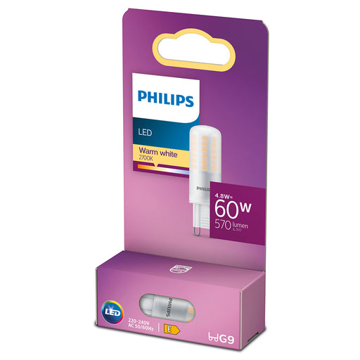 Philips LED-Stiftsockellampe 4,8-60W G9 827 non-dim pic2