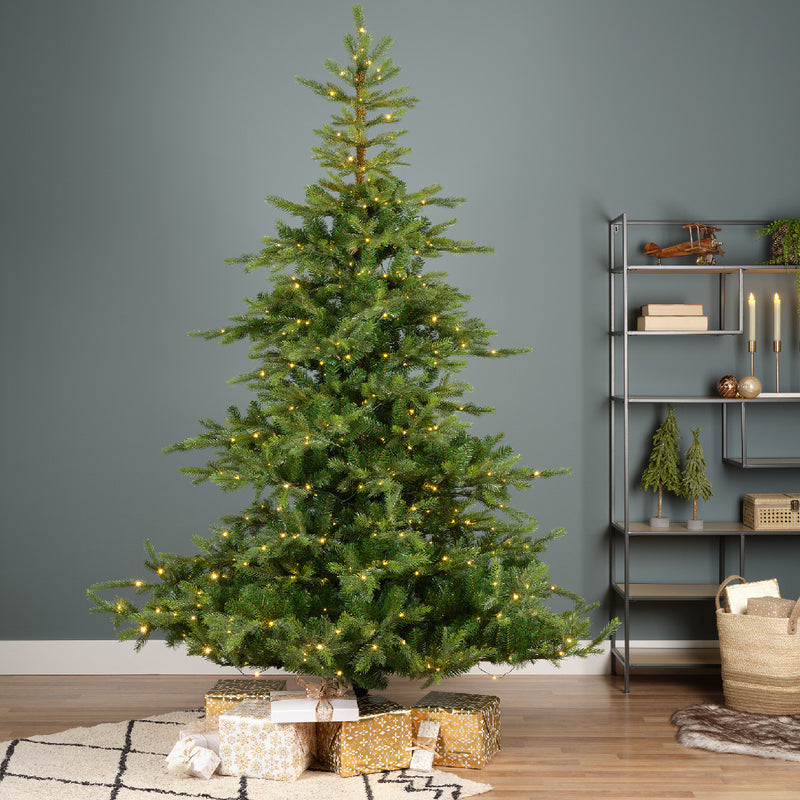 LED-Weihnachtsbaum Tanne, 400 LEDs, 180cm, 8 Funktionen, inkl. Metallfuß 40262
