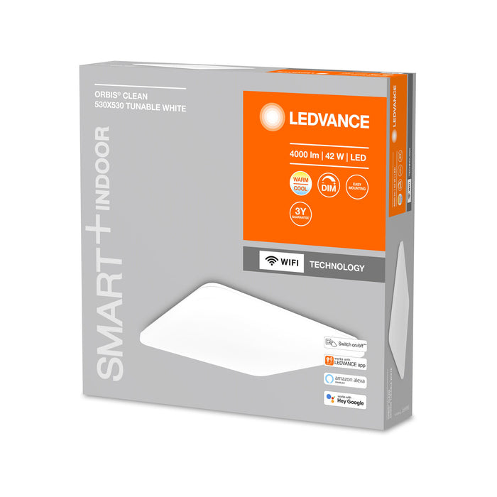 LEDVANCE SMART+ WiFi Tunable White LED-Deckenleuchte ORBIS Clean 530x530mm pic3