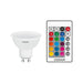 Osram LED STAR+ PAR16 RGBW GU10 25 4,5W remote control 120° 82 36607