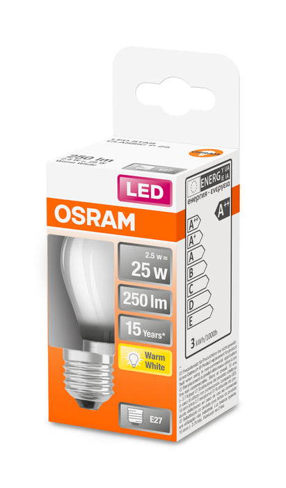 Osram LED STAR RETROFIT matt CLP 25 2,8W 827 E27 non dim pic3