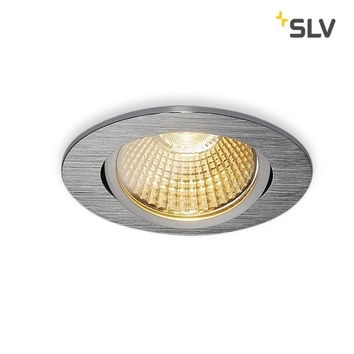 SLV NEW TRIA 68 LED DL ROUND Set Downlight, alu-brushed pic3 43302