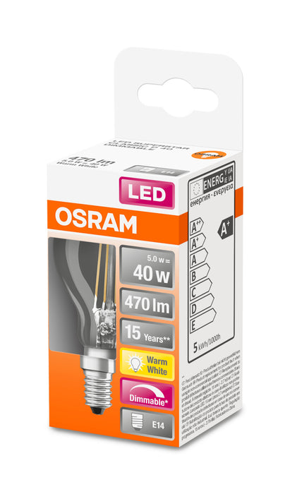 Osram LED RETROFIT DIM P40 5W E14 klar pic3