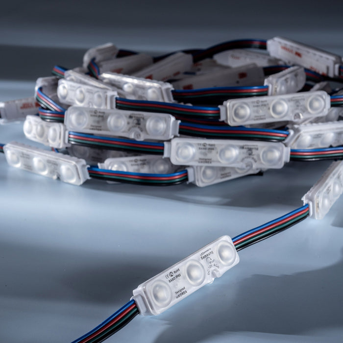 leds.de Wasserdichte LED-Module, 3 LEDs, 12V, IP68, 50 Stück pic6