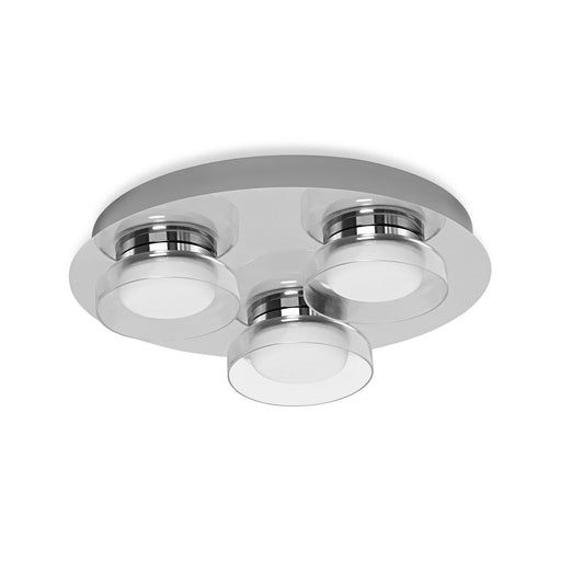 LEDVANCE SMART+ WiFi Tunable White LED-Deckenleuchte Round 300mm IP44 silber 39096