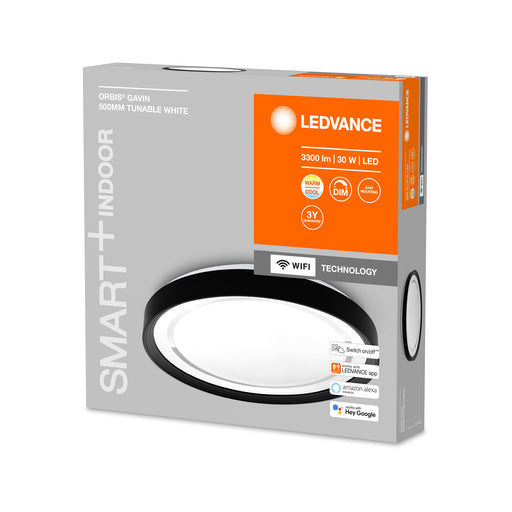 LEDVANCE SMART+ WiFi Tunable White LED-Deckenleuchte ORBIS GAVIN schwarz pic2