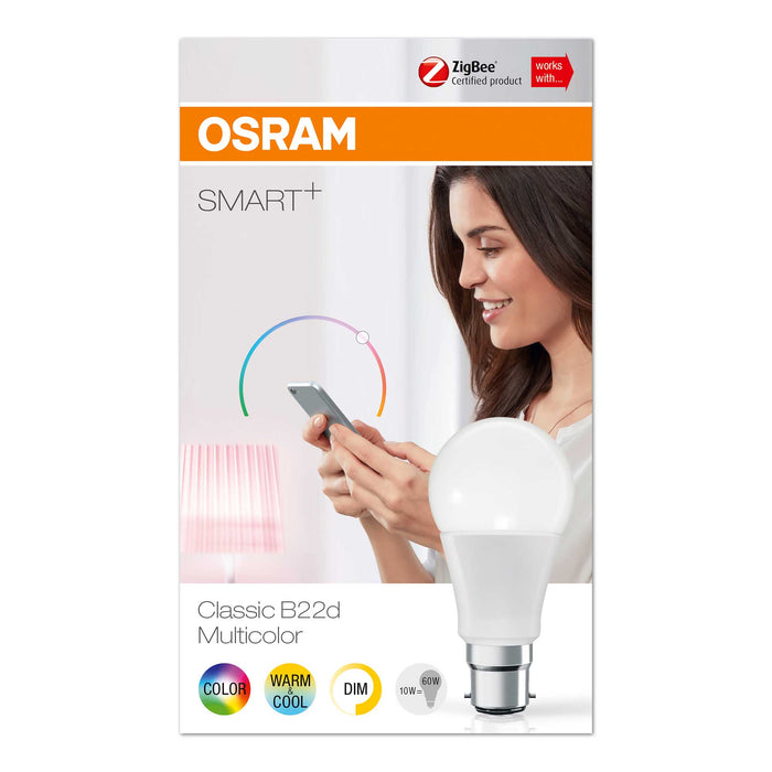 Osram Smart+ CLAS A60 B22D RGBW • LEDVANCE SMART+ bei LEDs.de