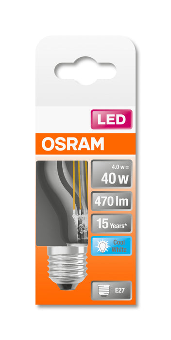 Osram LED STAR FILAMENT klar CLP 40 4W 840 E27 non-dim 36571