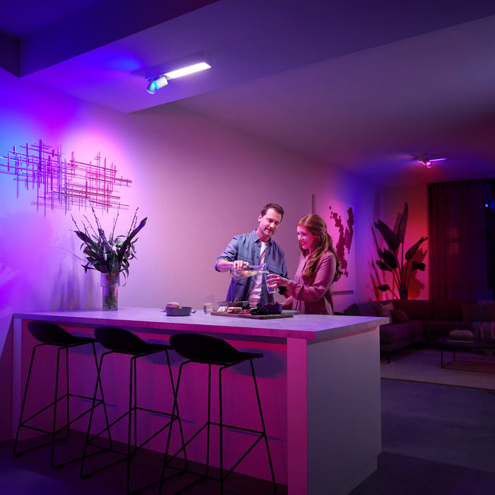 Philips Hue White & Color Ambiance Centris LED-Deckenleuchte, 4 Spots weiß pic5 36798
