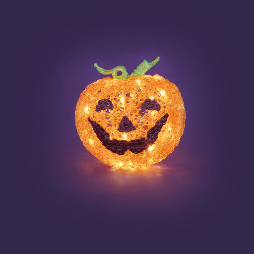 Lotti LED Kürbis, 80 weiße LEDs pic2