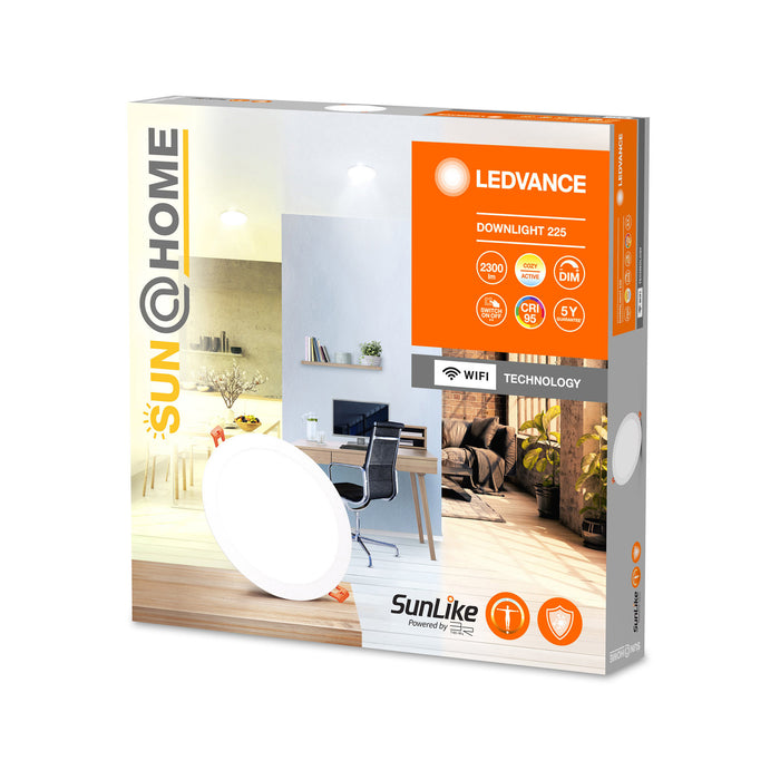LEDVANCE Sun@Home WiFi Tunable White LED-Einbauleuchte Slim 225mm pic3