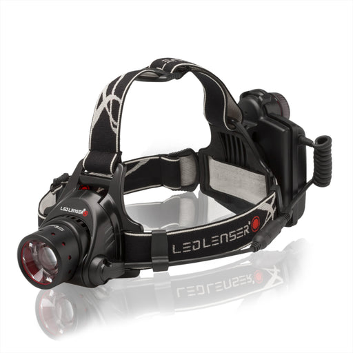 Ledlenser H14R.2 Wiederaufladbare LED-Stirnlampe mit Fokussierung grau-schwarz 28093