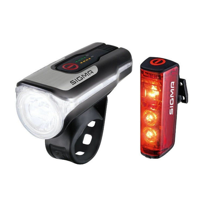 SIGMA SPORT Aura 80 USB - Blaze LED-Fahrrad-Lichtset wiederaufladbar 40230